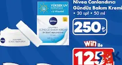 NİVEA CANLANDIRICI GÜNDÜZ BAKIM KREMİ 30 SPF 50 ML indirimli fiyat NİVEA CANLANDIRICI GÜNDÜZ BAKIM KREMİ 30 SPF 50 ML fiyat ve kampanya bilgisi